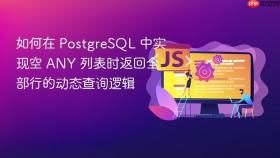 如何在 PostgreSQL 中实现空 ANY 列表时返回全部行的动态查询逻辑
