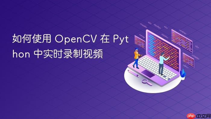 如何使用 OpenCV 在 Python 中实时录制视频