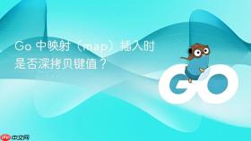 Go 中映射(map)插入时是否深拷贝键值?