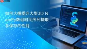 如何大幅提升大型3D NumPy数组时间序列提取与保存的性能