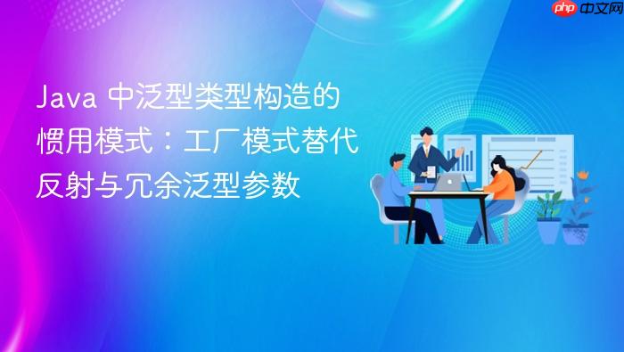 Java 中泛型类型构造的惯用模式:工厂模式替代反射与冗余泛型参数
