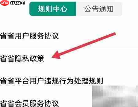 省省司机隐私政策查看指南
