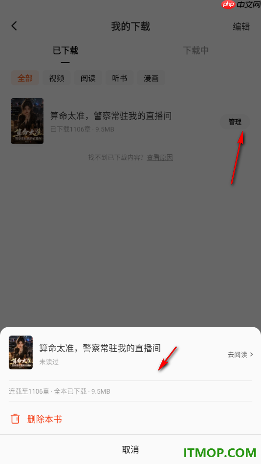 番茄免费小说手机版设置免费下载小说所有章节内容的方法