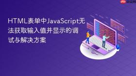 HTML表单中JavaScript无法获取输入值并显示的调试与解决方案