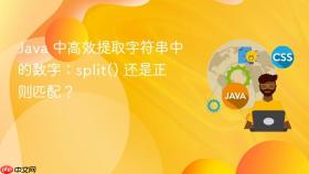 Java 中高效提取字符串中的数字：split() 还是正则匹配？