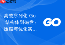 高效序列化 Go 结构体到磁盘：压缩与优化实践