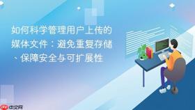 如何科学管理用户上传的媒体文件:避免重复存储、保障安全与可扩展性