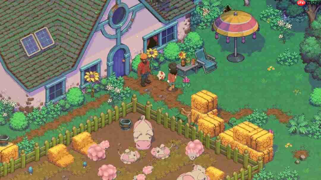舒适像素美术生活模拟RPG《月霜》发布重大Demo更新