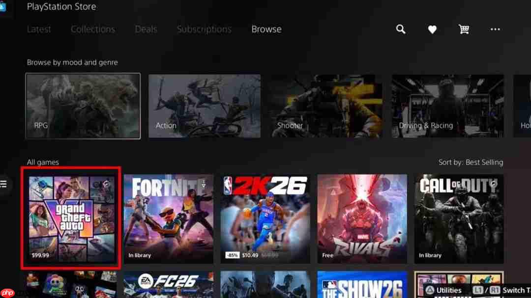 距发售还有五个月 《GTA6》已登顶PS及XBOX商店销量榜首