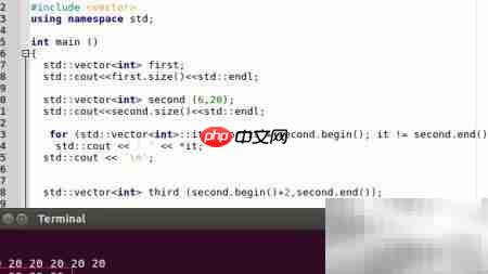 C++ vector构造函数详解