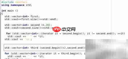 C++ vector构造函数详解