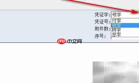 金蝶商贸收付转凭证生成