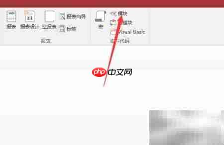 Access中创建Visual Basic方法