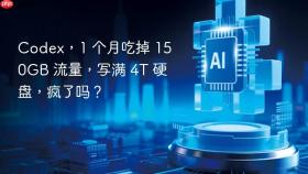 codex，1 个月吃掉 150gb 流量，写满 4t 硬盘，疯了吗？