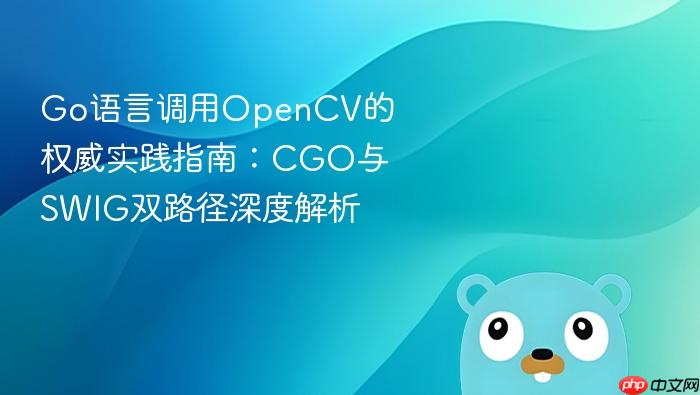 Go语言调用OpenCV的权威实践指南:CGO与SWIG双路径深度解析