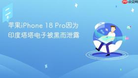 苹果iPhone 18 Pro因为印度塔塔电子被黑而泄露