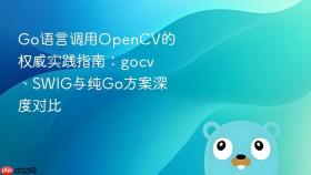 Go语言调用OpenCV的权威实践指南:gocv、SWIG与纯Go方案深度对比
