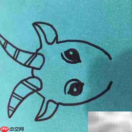 精美羊头绘画教程