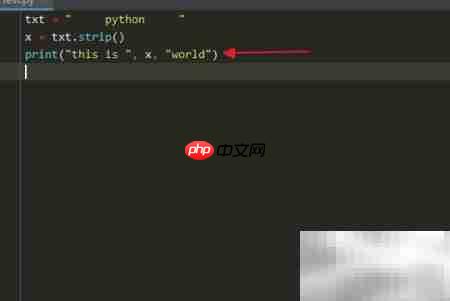 Python字符串strip()方法详解