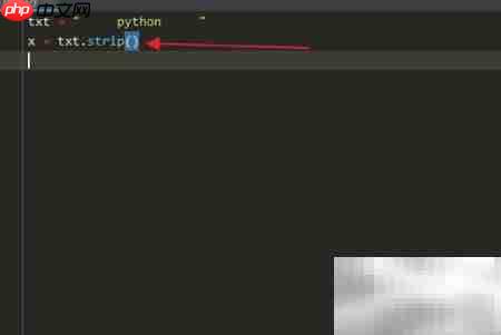 Python字符串strip()方法详解