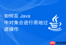 如何在 Java 中对集合进行原地过滤操作