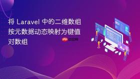 将 Laravel 中的二维数组按元数据动态映射为键值对数组