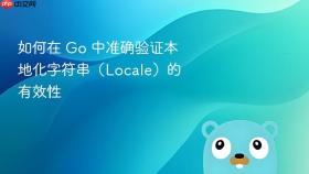 如何在 Go 中准确验证本地化字符串(Locale)的有效性