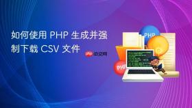 如何使用 PHP 生成并强制下载 CSV 文件