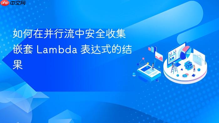 如何在并行流中安全收集嵌套 Lambda 表达式的结果