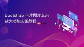 Bootstrap 卡片图片点击放大功能实现教程
