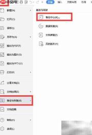 WPS文档备份技巧