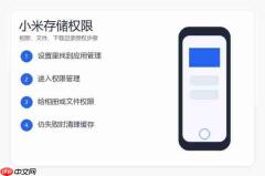小米软件存储权限怎么开?相册和文件授权方法