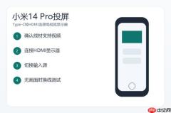 小米14 Pro怎么Type-C投屏？HDMI连接电视和显示器教程