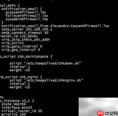 LVS Keepalived DR配置详解