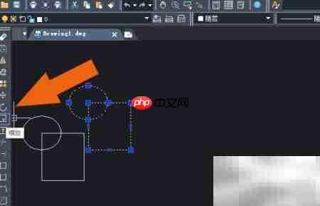 中望CAD2020图形缩放技巧