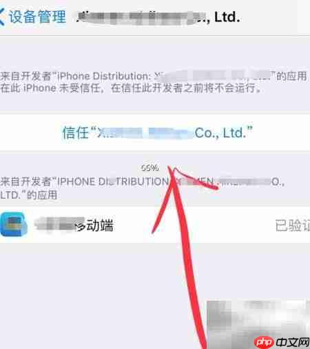 iPhone应用打不开?信任开发者