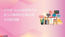 HTML meta标签用于自定义元数据的正确实践与风险规避
