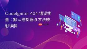 CodeIgniter 404 错误排查:默认控制器与方法映射详解