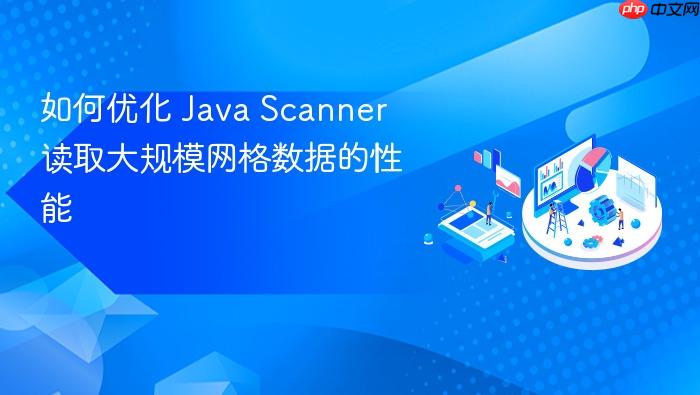 如何优化 Java Scanner 读取大规模网格数据的性能