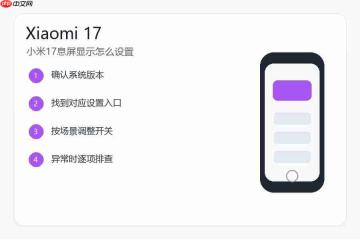 小米17息屏显示怎么设置