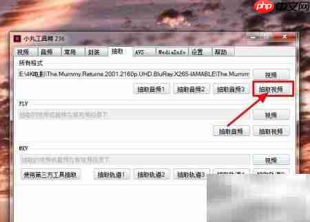小丸工具箱无损转MP4技巧