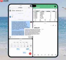 AI 赋能四屏同开 vivo X Fold6 带来全新原子工作台