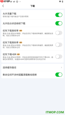 爱奇艺手机版设置允许流量下载的方法