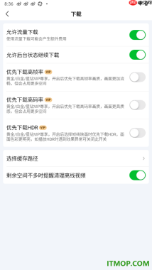 爱奇艺手机版设置允许流量下载的方法