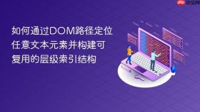如何通过DOM路径定位任意文本元素并构建可复用的层级索引结构