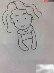 拇指姑娘简笔画教程