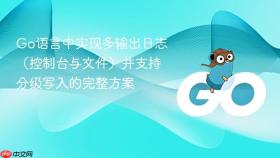 Go语言中实现多输出日志(控制台与文件)并支持分级写入的完整方案
