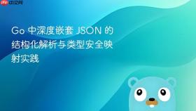 Go 中深度嵌套 JSON 的结构化解析与类型安全映射实践