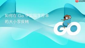 如何在 Go 中实现字符串的大小写反转