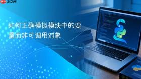 如何正确模拟模块中的变量而非可调用对象
